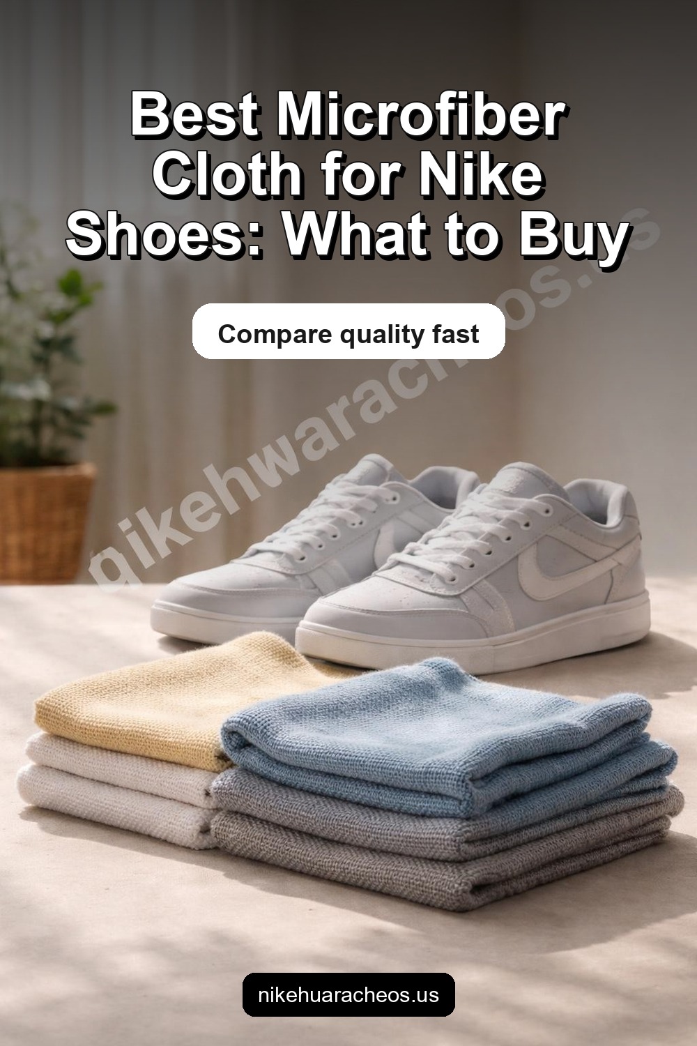 Pinterest image for Where to Buy Premium Microfiber Cloth for Nike Shoes