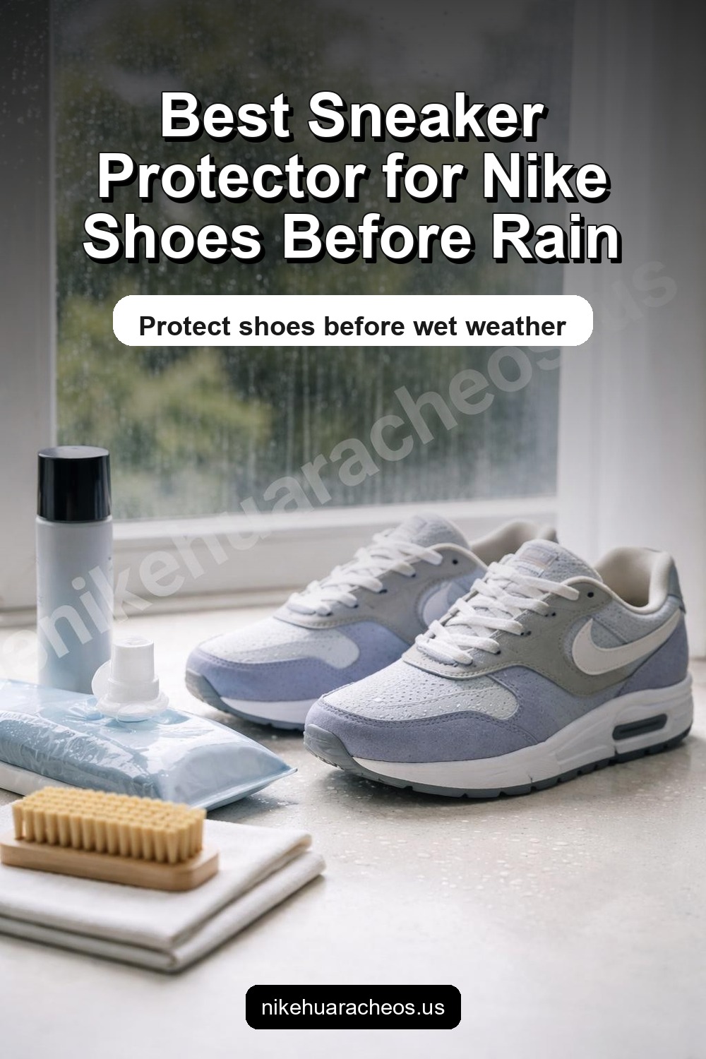 Pinterest image for Best Sneaker Protector for Nike Shoes Before Rainy Season