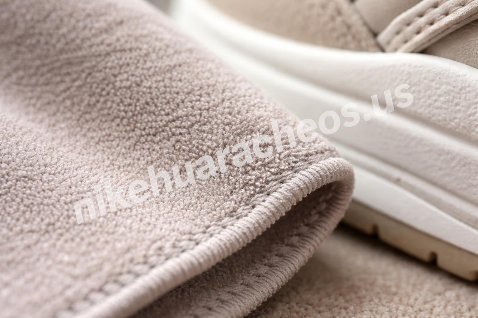 Microfiber cloth texture closeup for sneakers