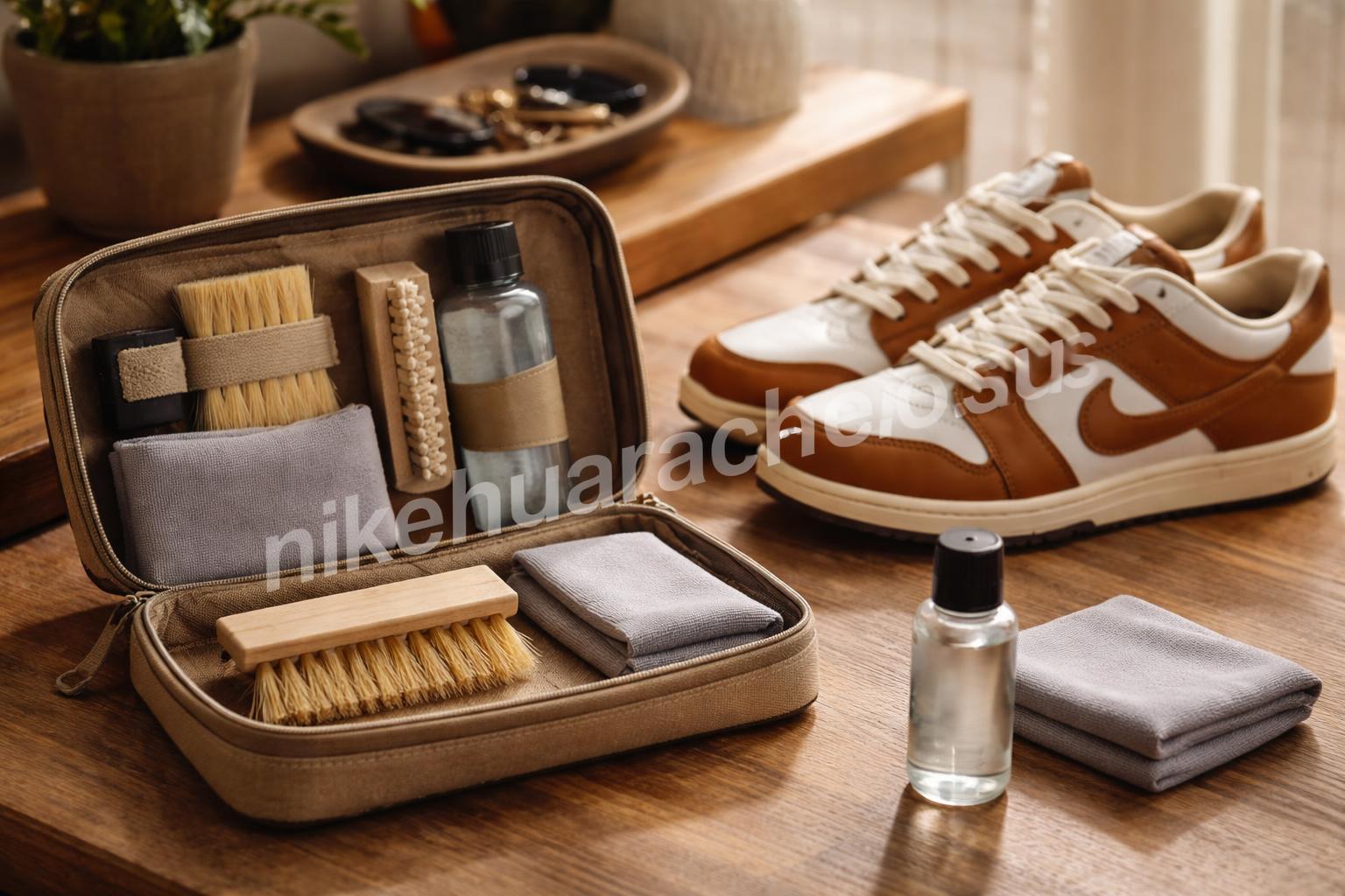 Nike shoe care kit for leather sneakers