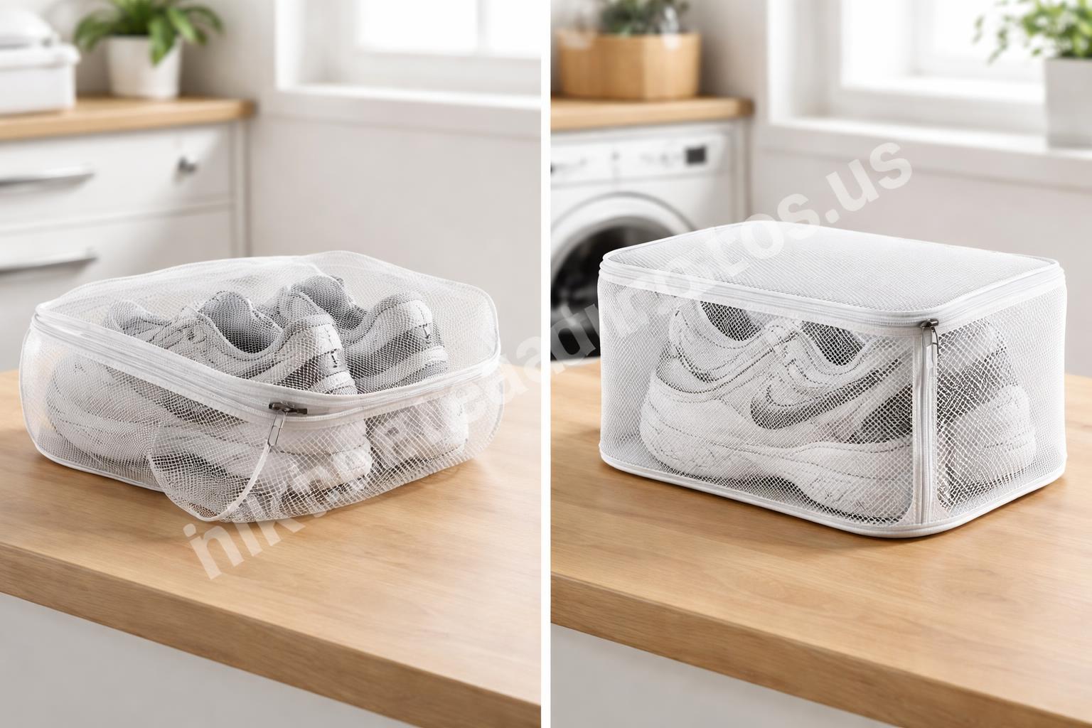 Nike shoe laundry bag comparison layout