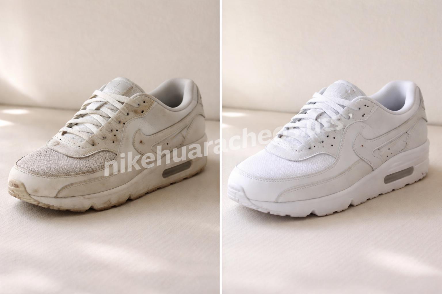 Nike shoes after odor treatment